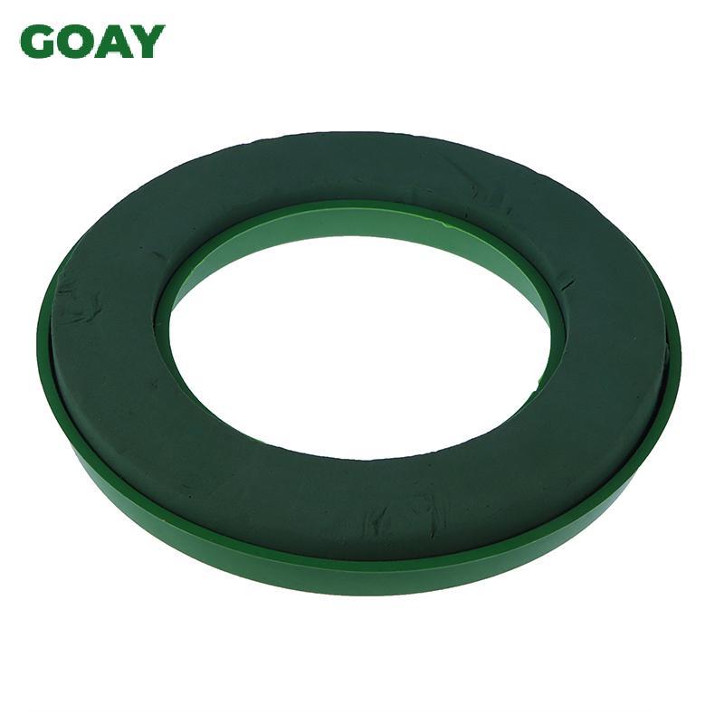 GOAY 1 Vòng Hoa Tròn Đế Hoa Xốp Nhẫn Xốp Hoa Vòng Hoa Sắp Xếp Hoa Áo Vòng Vòng Cưới Vật Dụng Tang Lễ