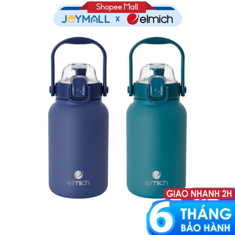 Bình giữ nhiệt inox 304 Elmich EL8373 1.2L, Hàng chính hãng,nắp mở 1 chạm,quai xách tiện lợi-JoyMall