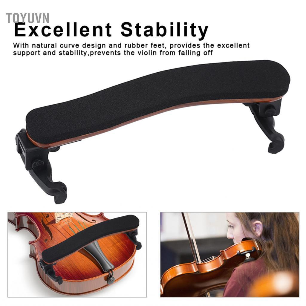 Toyuvn Hỗ trợ vai đàn violon Tay cầm có thể điều chỉnh độ cao Bền nhẹ Phần còn lại thoải mái với châ