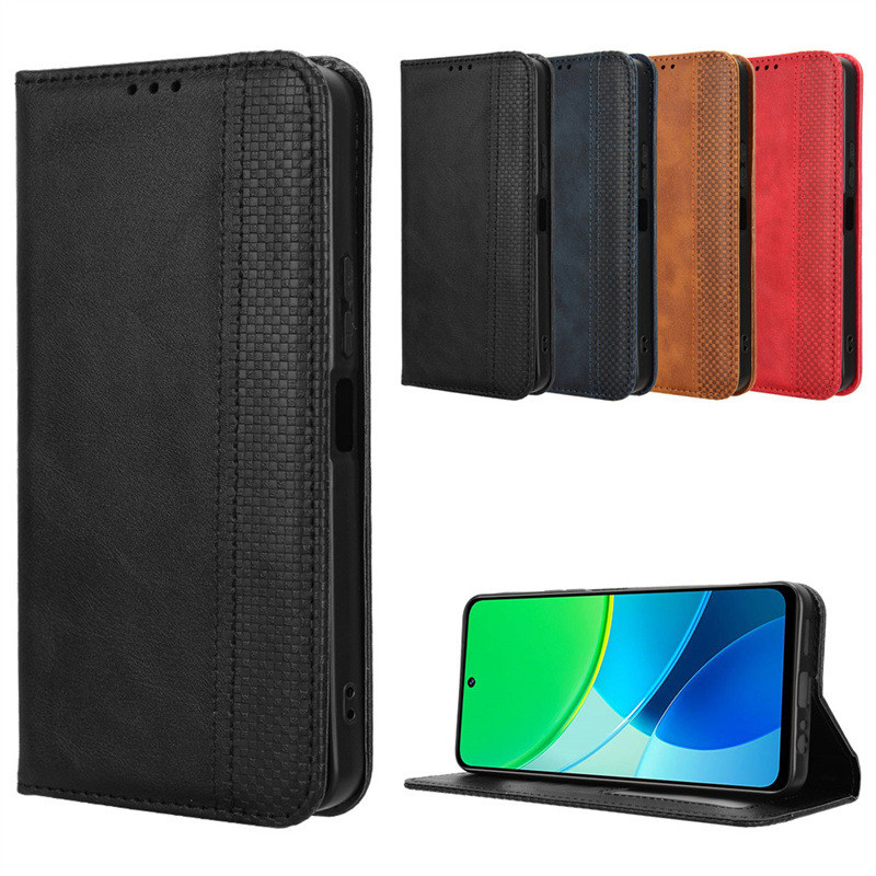 Thích hợp cho Vivo Y19S Ốp Điện Thoại vivo Y19s 4G Điện Thoại Da Thẻ Từ Flip Bảo Vệ