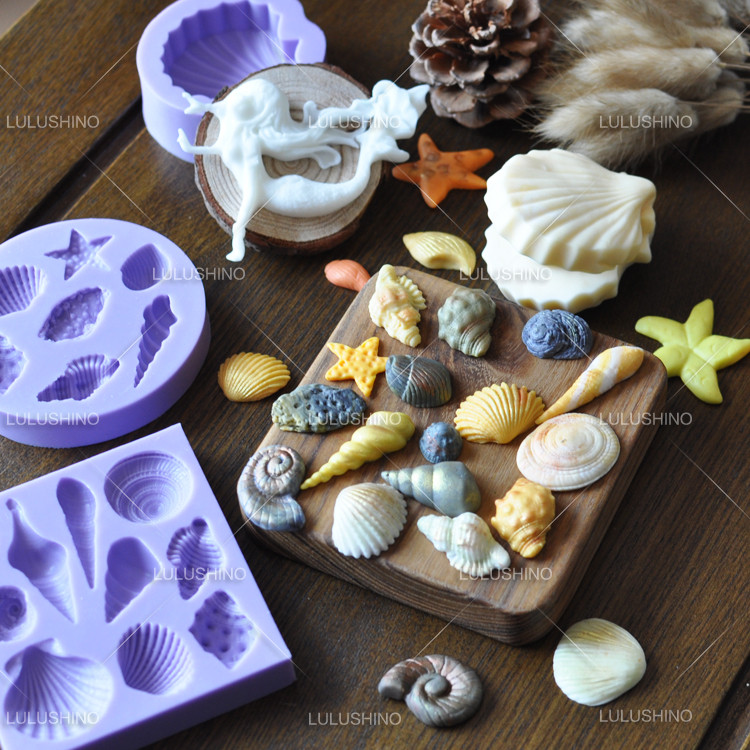 Dowee donut Bánh pancake molder Chống Dính Flip Sugar Khuôn Silicon Khô Tốc Độ Tạo Kiểu Conch Nàng T