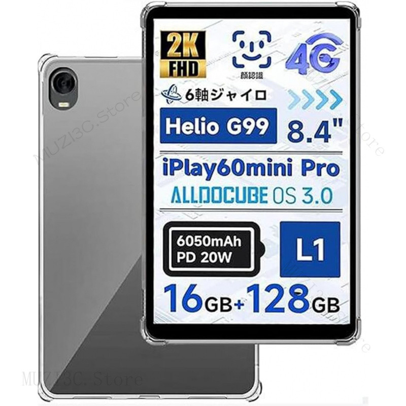 Ốp Lưng Cho Alldocube iplay60 Mini pro 2024 Tablet 8.4 '', Vỏ TPU Mềm Trong Suốt Siêu Mỏng Cho Alldo