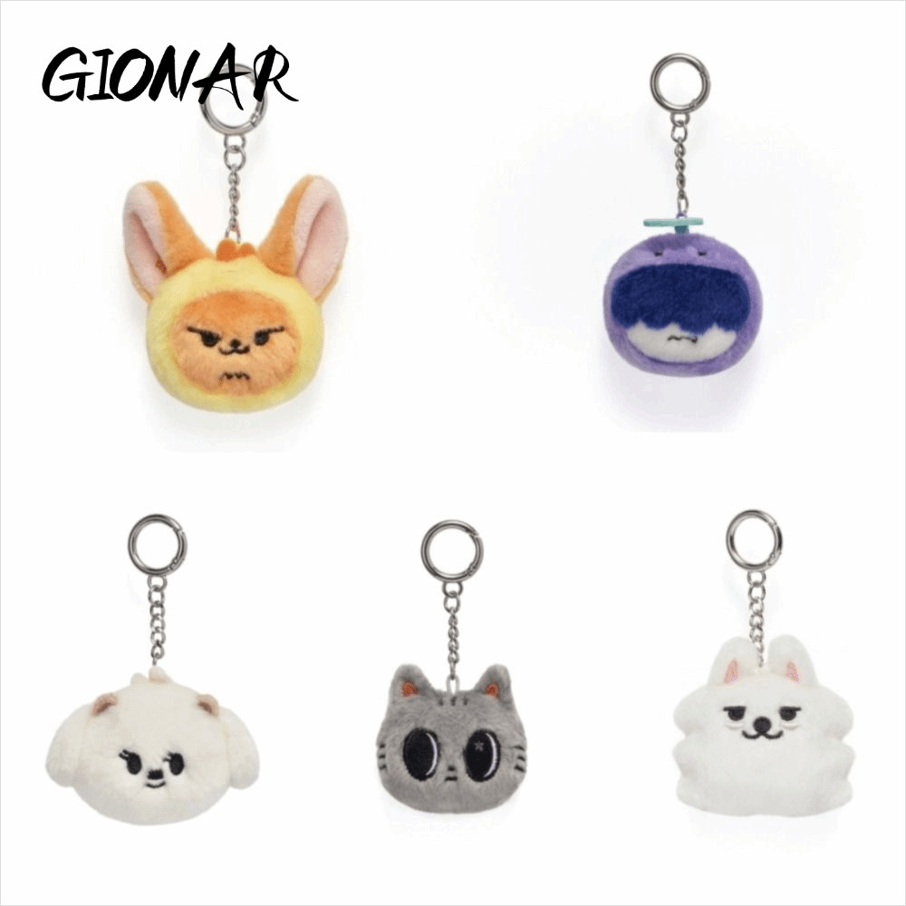 Móc khóa sang trọng GIONAR PPULBATU, Búp bê nhồi bông Kpop TXT, Quà tặng móc khóa động vật nhồi bông