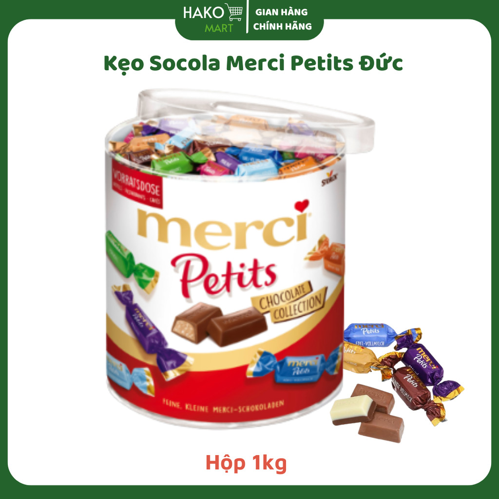 Kẹo Socola Merci Petits Đức Hộp 1kg