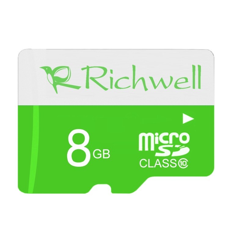 Cùng ngày Vận chuyển Thẻ nhớ Micro SD (TF) tốc độ cao 8GB Richwell 8GB