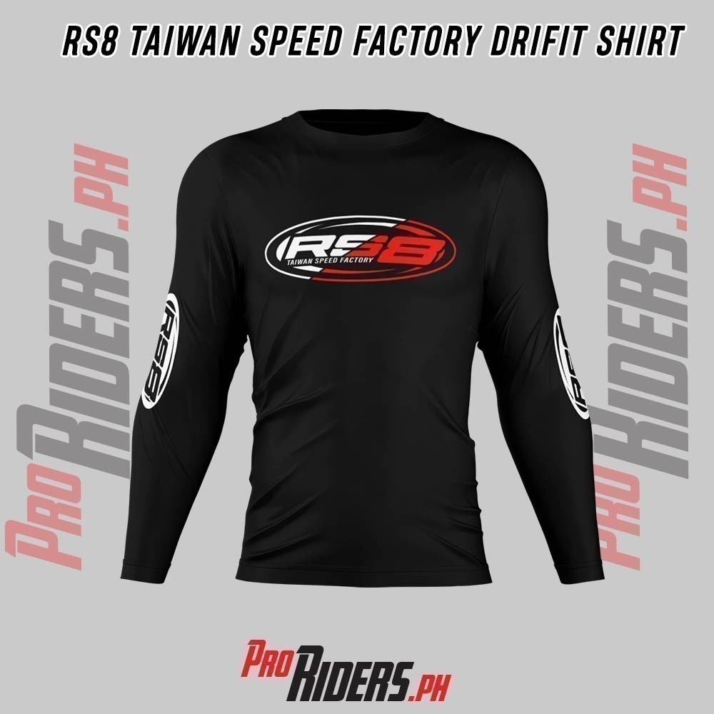 2025 Thời Trang Prorider Rs8 Đài Loan Speed Factory V2 Dri Fit Longsleeve Dành Cho Nam Xe Máy Áo Tee