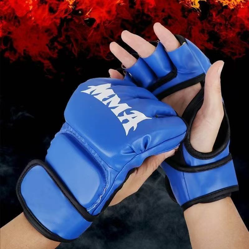 Hot Sale Boxing Glove Half Finger Adult Training MMA Professional Combat Fighting Punching Bag MMA H
