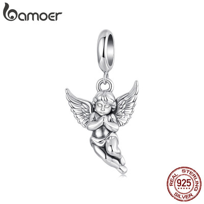 Bạn sẽ yêu thích mặt dây chuyềncharm thiên thần bạc 925 để DIY hoặc làm quà tặng cho nàng.