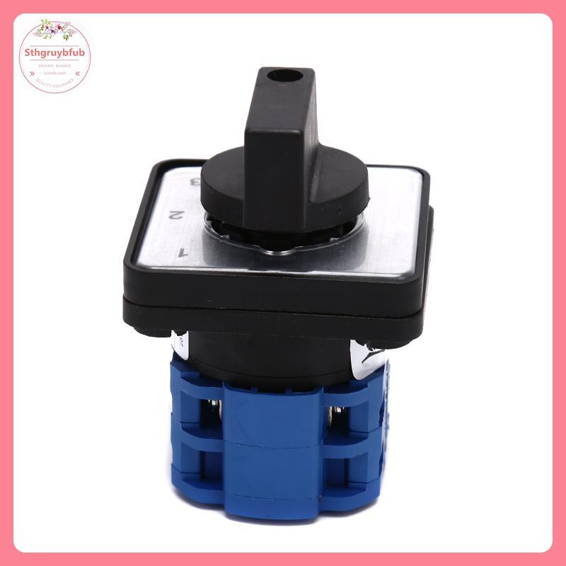 STHB 440V 20A 4 vị trí 0-1-2-3 Bộ chuyển đổi chọn quay LW26-20 / 2
VN