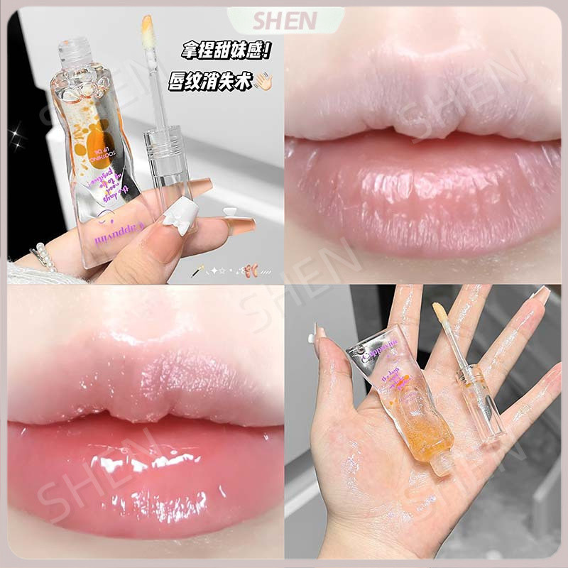 Cappuvini Smile Dầu môi trong suốt Lip Touch-Up Essence Oil Color-Changing Soft Lip Care