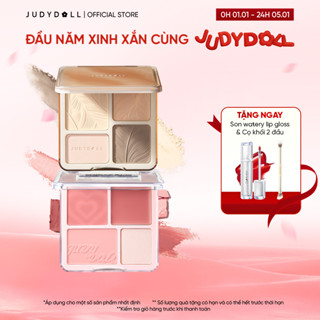 Judydoll Combo bảng phấn tạo khối và bảng má hồng Palette 
