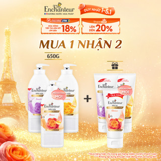   LIVE Inhouse   TẶNG Dầu xả  Dầu gội dưỡng tóc mượt thơm lâu ENCHANTEUR Charming   Sensation 650g  Tặng mùi ngẫu nhiên  