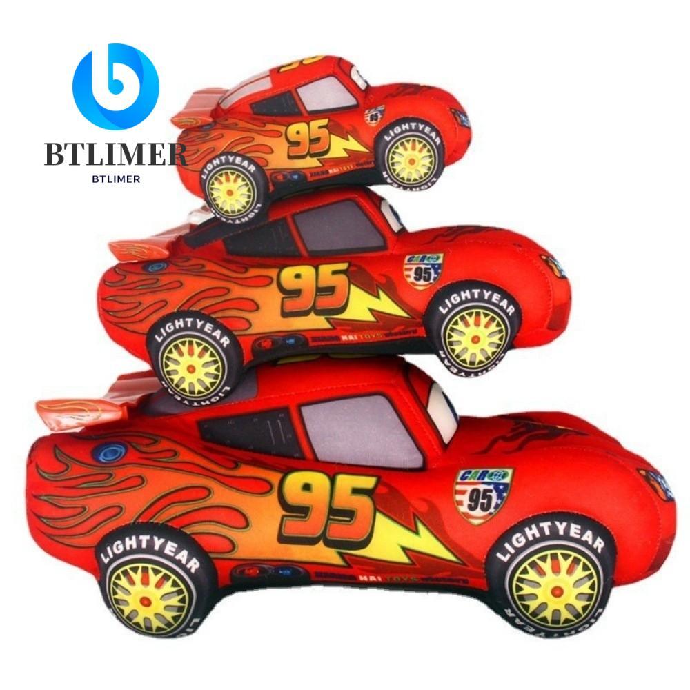 BTLIMER Lightning McQueen Đồ Chơi Sang Trọng, Gối 17-35cm Pixar Cars 3 Đồ Chơi, Red McQueen 95 Sang 