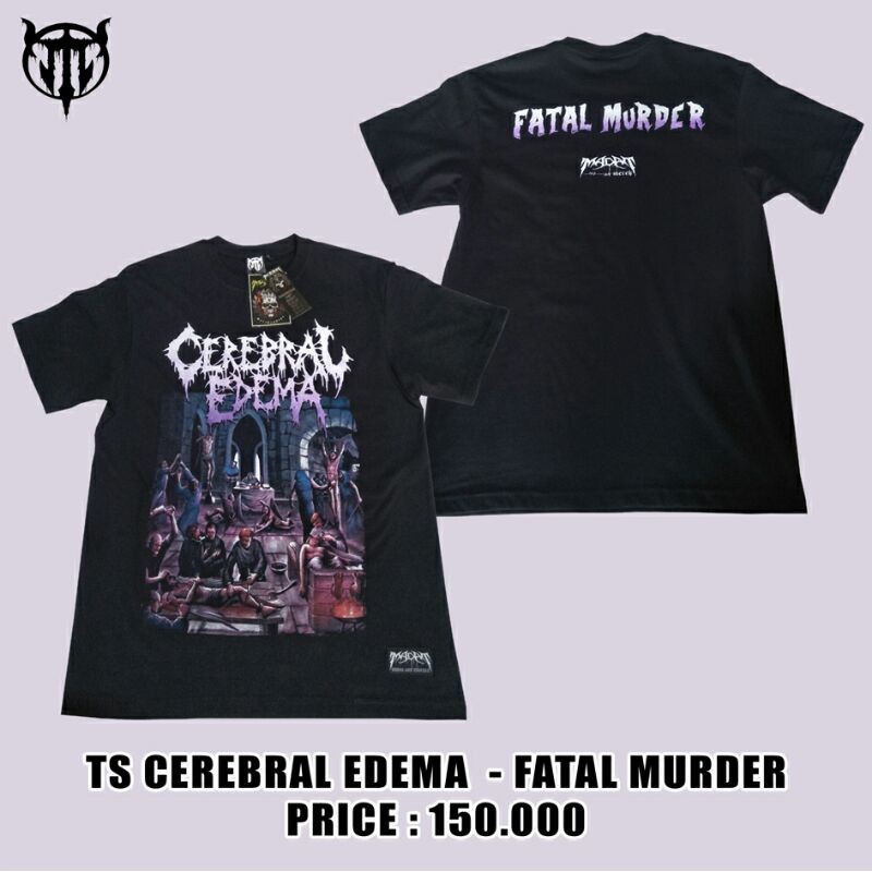 Ts Cerebral Edema - Áo thun giết người chết người Jersey