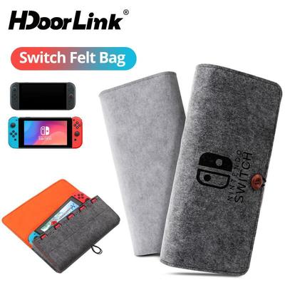 Túi lưu trữ bảng điều khiển trò chơi HdoorLink Vỏ bảo vệ chống sốc mềm di động cho túi nỉ chuyển đổi