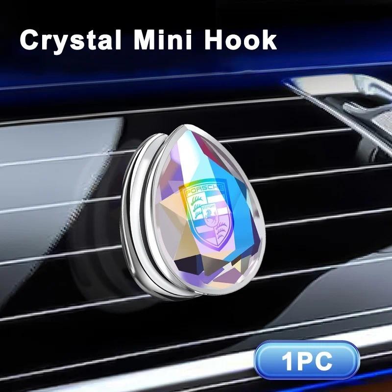 Móc Xe Ô Tô cốp Túi Vô Hình Móc Treo Dây Kẹp Cho Porsche Cayenne Panamera Macan Boxster 911 Carrera-