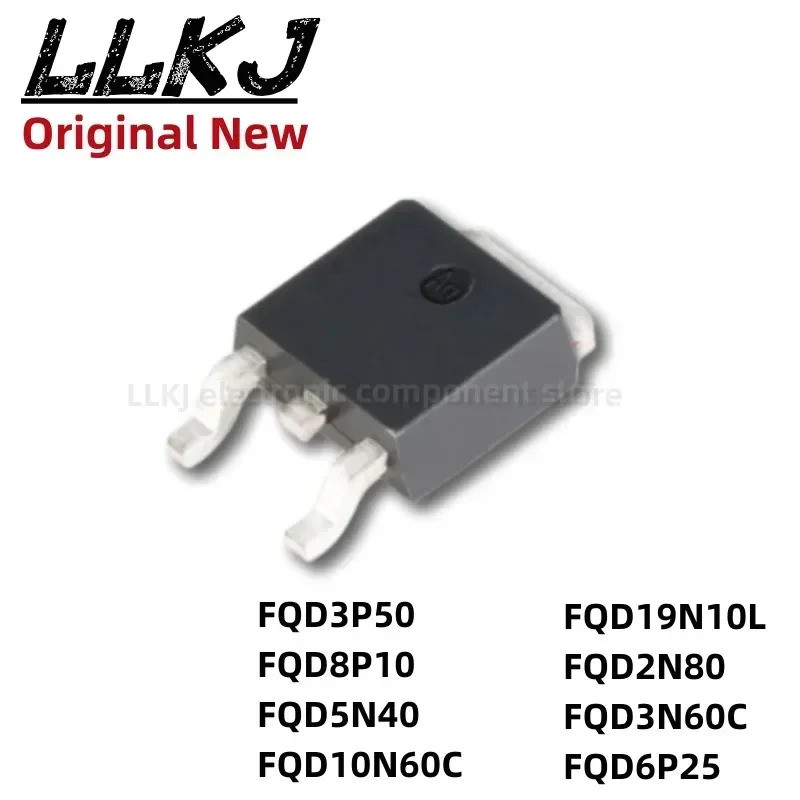 5 Chiếc FQD3P50 FQD8P10 FQD5N40 FQD10N60C FQD19N10L FQD2N80 FQD3N60C FQD6P25 TO252 Hiệu Ứng Trường T