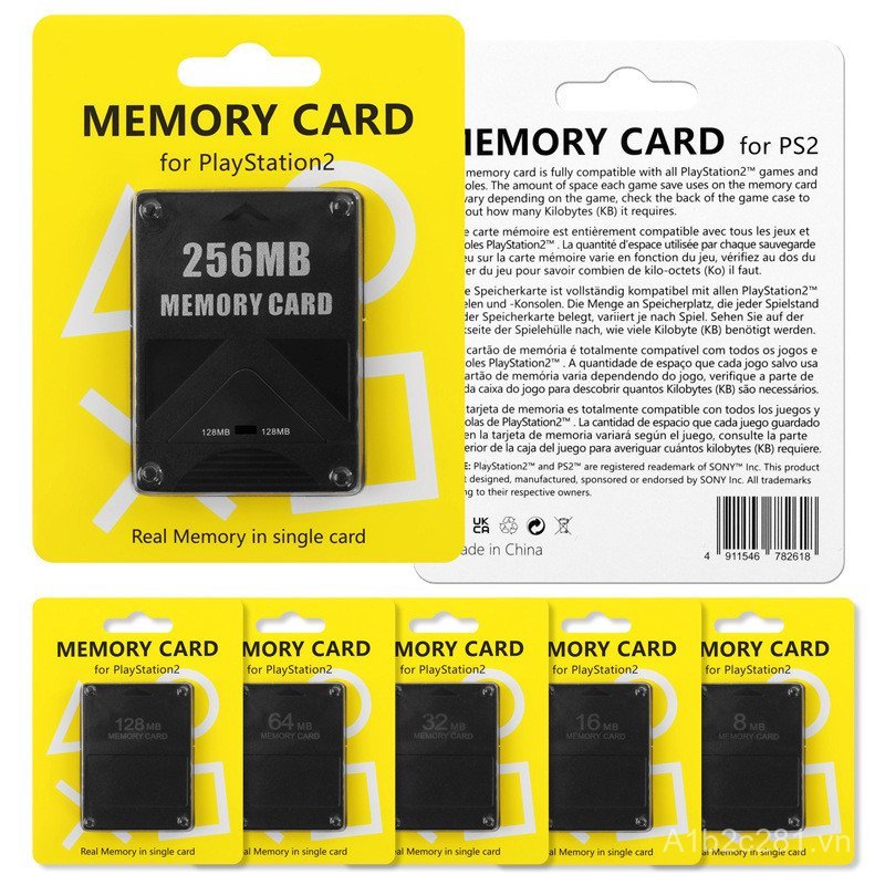 Thẻ Nhớ PS2 64MB PS2 128M Thẻ Nhớ PS2 32M Thẻ Nhớ Thẻ Nhớ 16M PS2