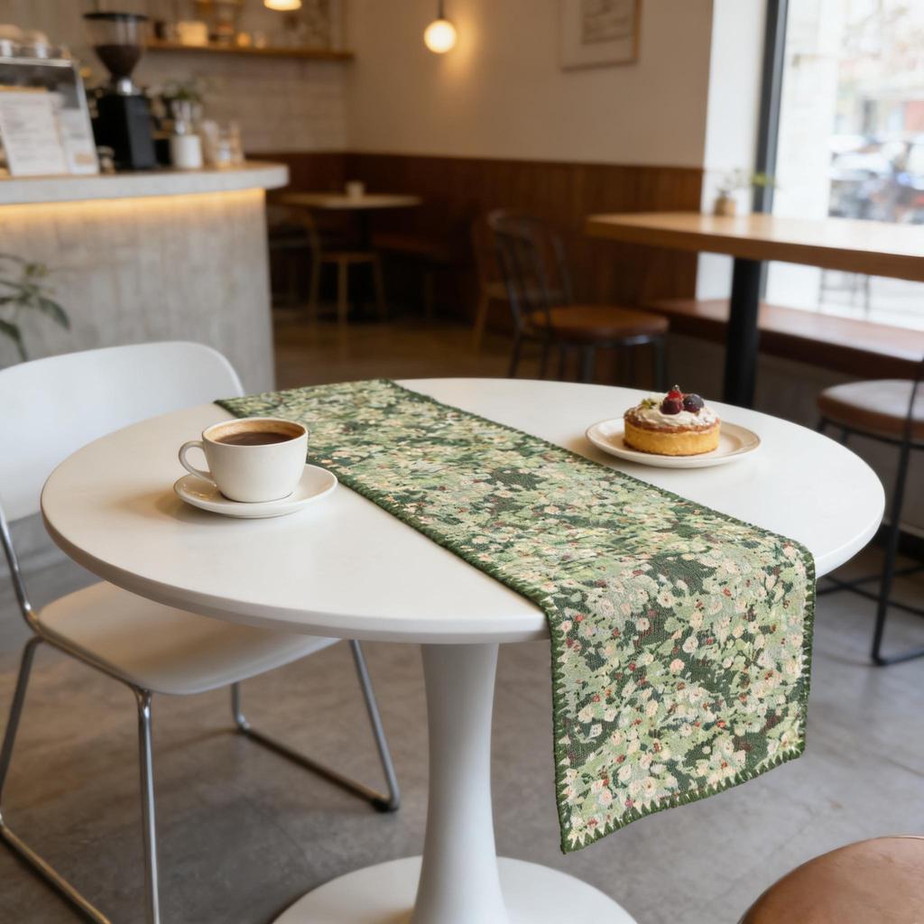 Table Runner Tủ TV Table Runner Bắc Âu Cotton Table Runner, Thảm trải bàn vải lanh thoáng khí cho bà