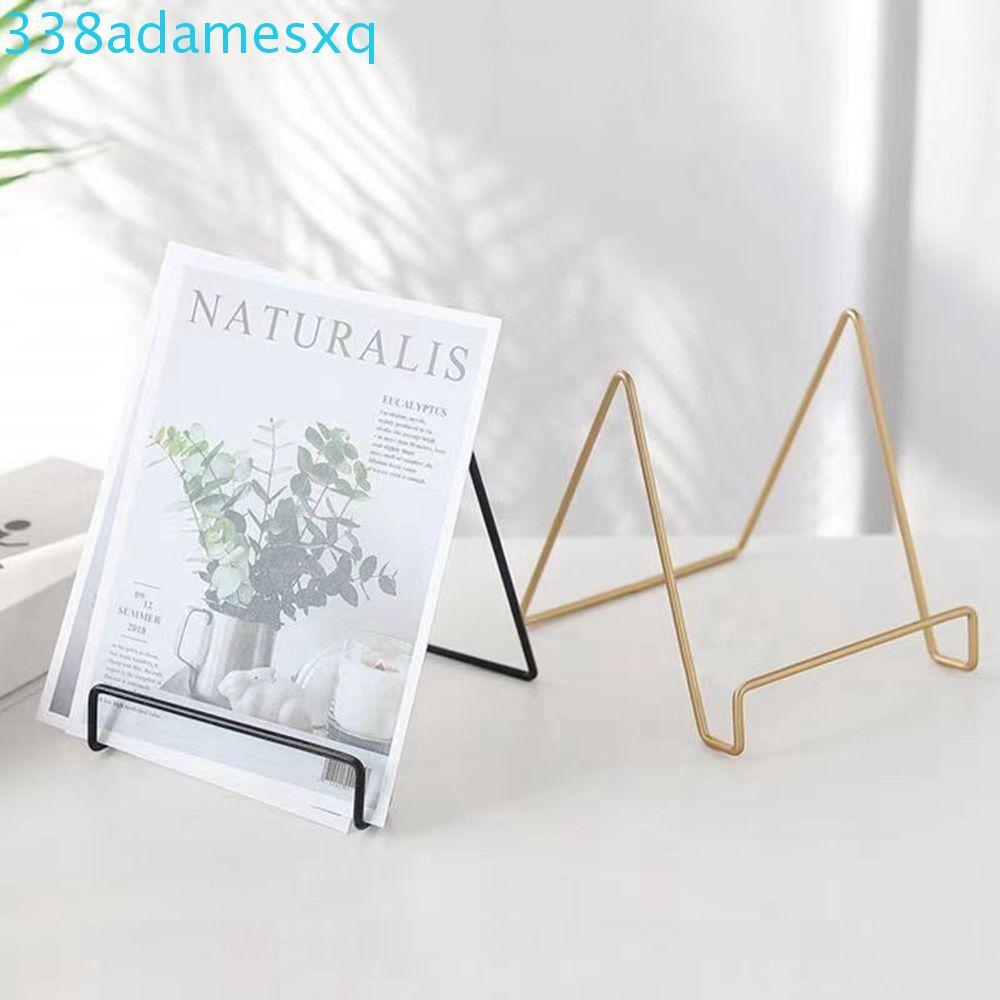 ADAMESXQB Iron Magazine Rack, File Picture Book Storage Rack, Bộ sưu tập ảnh báo đơn giản Giá đỡ văn