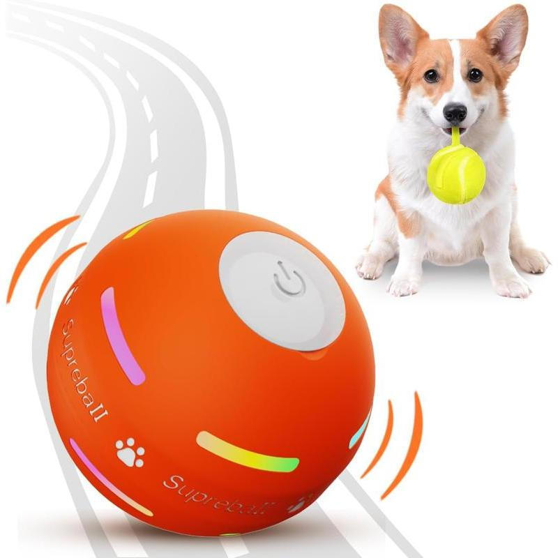 Interactive Dog Toys Dog Ball,[Newly Upgraded] Durable Motion Activated Automatic Rolling Ball Toys 