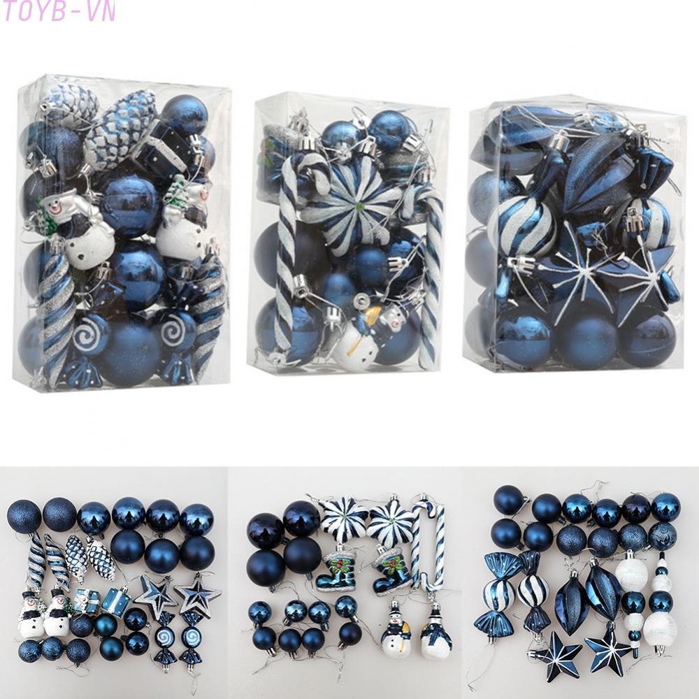 【TOYBOX】Exude Elegance with Blue Christmas Ball Ornaments for Holiday Wedding Party
