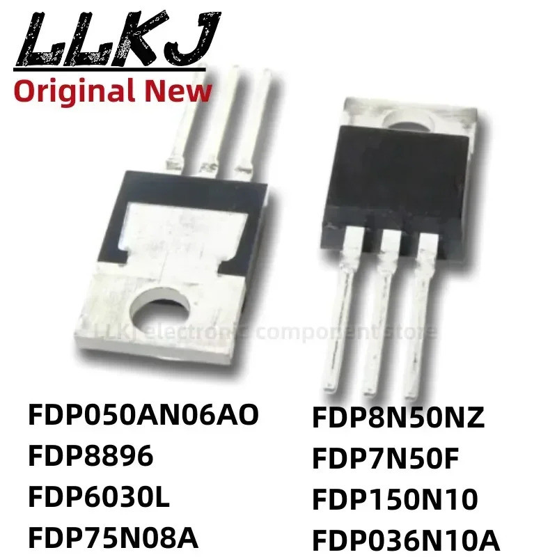 5 chiếc FDP050AN06AO FDP896 FDP6030L FDP75N08A FDP8N50NZ FDP7N50F FDP150N10 FDP036N10A TO-220 Hiệu Ứ