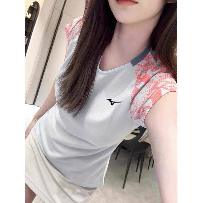 Special Discount New Sports T-shirt Women's Quick-Drying Flying Sleeve Sports Short Sleeve Special D