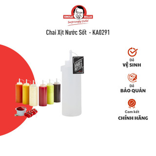 Chai xịt nước sốt 355ml uncle bills tiện lợi, dễ dàng phân phối sốt đều 21 x 5.8cm - ka0291