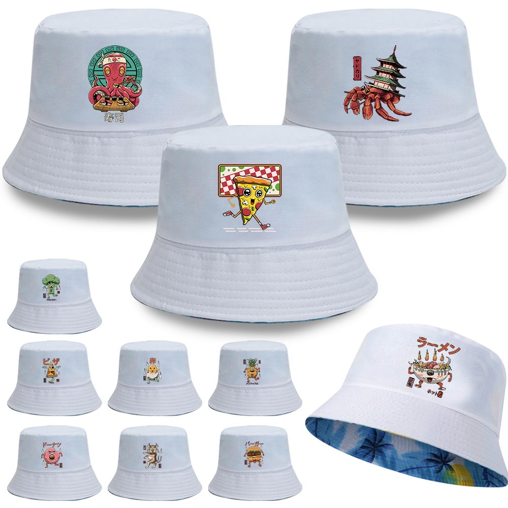 Double-sided wear Best seller Hiking trekking hat UV protection Fashionable fisherman hat Sunproof f