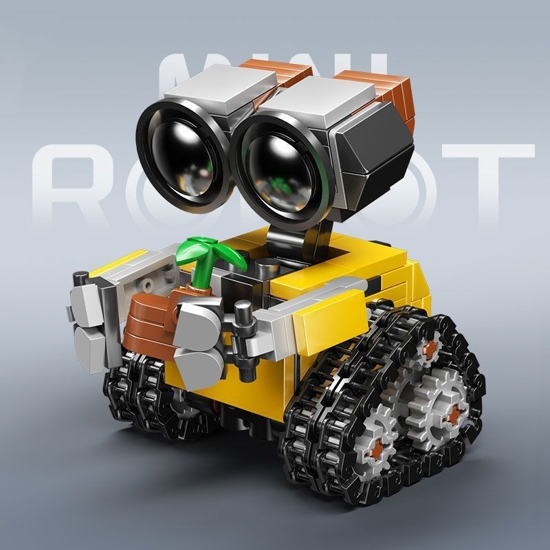 Tương thích với Lego Movie WALL-E Wally Robot Boy Mô hình lắp ráp giáo dục Khối xây dựng Đồ chơi Quà