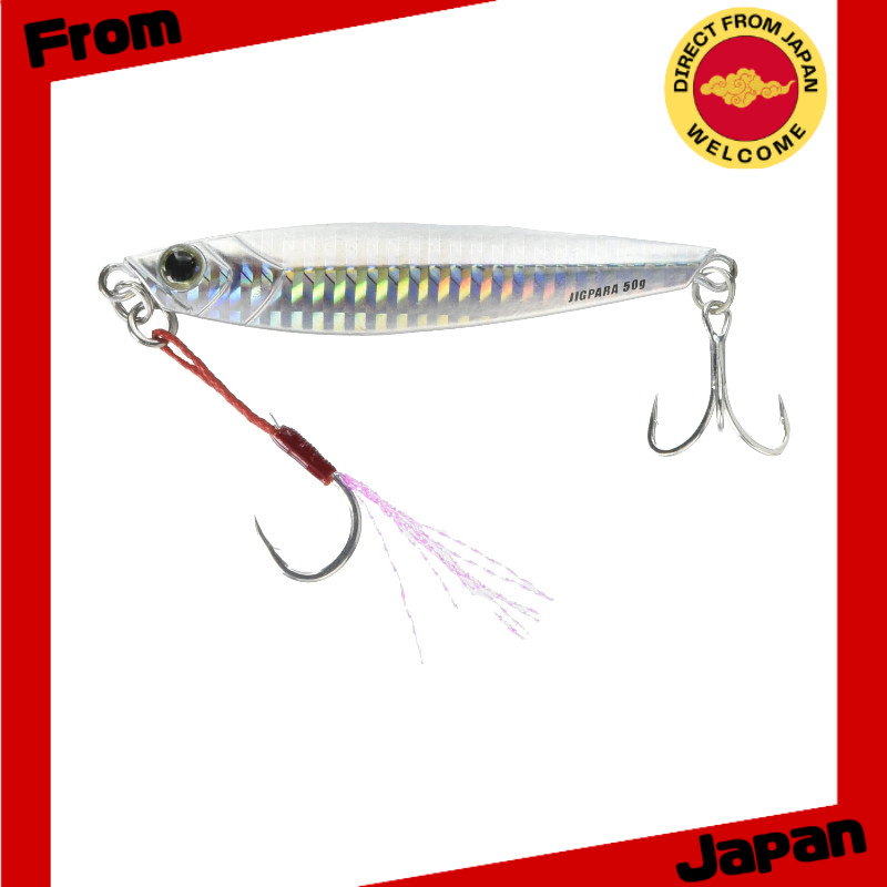 Major Craft (Major Craft) Mồi giả Kim loại Jigpara Short 50g #8 Bạc JPS-50[Direct from Japan]