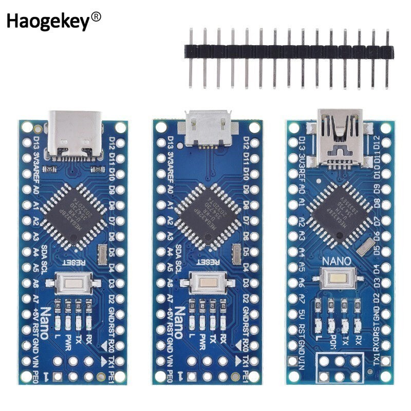 Bảng Điều Khiển Type-C/Micro USB CH340 Nano 3.0 ATmega328P Tương Thích Với Arduino Nano CH340 USB Dr