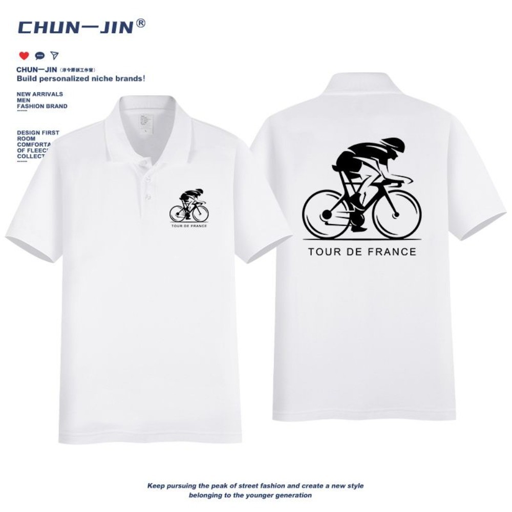 Tour de France - Áo Polo Thi Đấu Đường Trường Cho Người Yêu Thích Xe Đạp