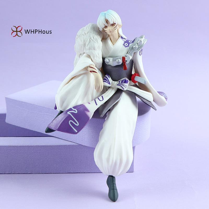 < WHPHous-t > 13cm Anime Inuyasha Hình Inuyasha Kikyō Sesshoumaru Higurashi Kagome PVC Nhân Vật Hành