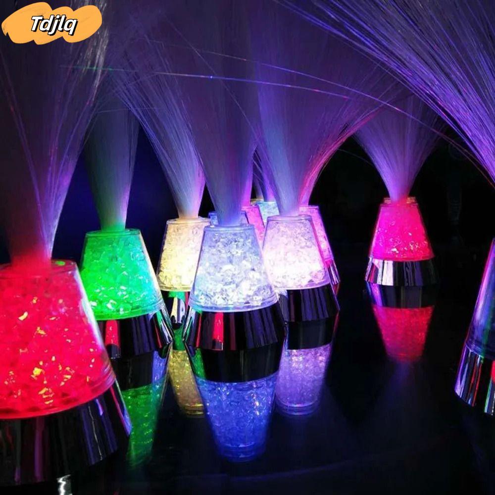Đèn sợi quang TDJLQ, Đèn LED nhiều màu sợi quang, Đèn ngủ đổi màu sáng tạo