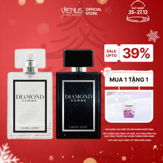  Nước hoa Nam Nữ Laura Anne Diamond Homme - Femme 45ml 