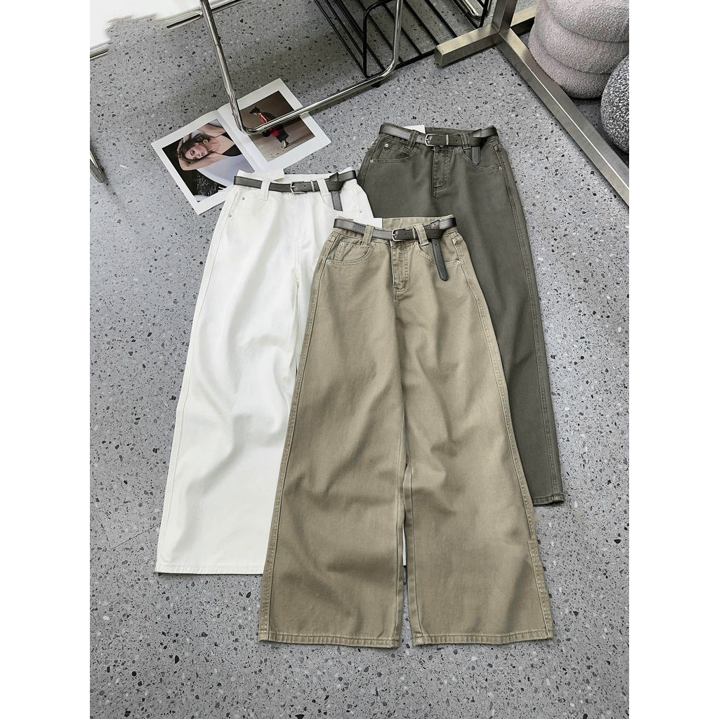 SALE LẺ SIZE Quần dài suông kèm đai UMEE STORE QCCC QCL1 QD1236 G 3618