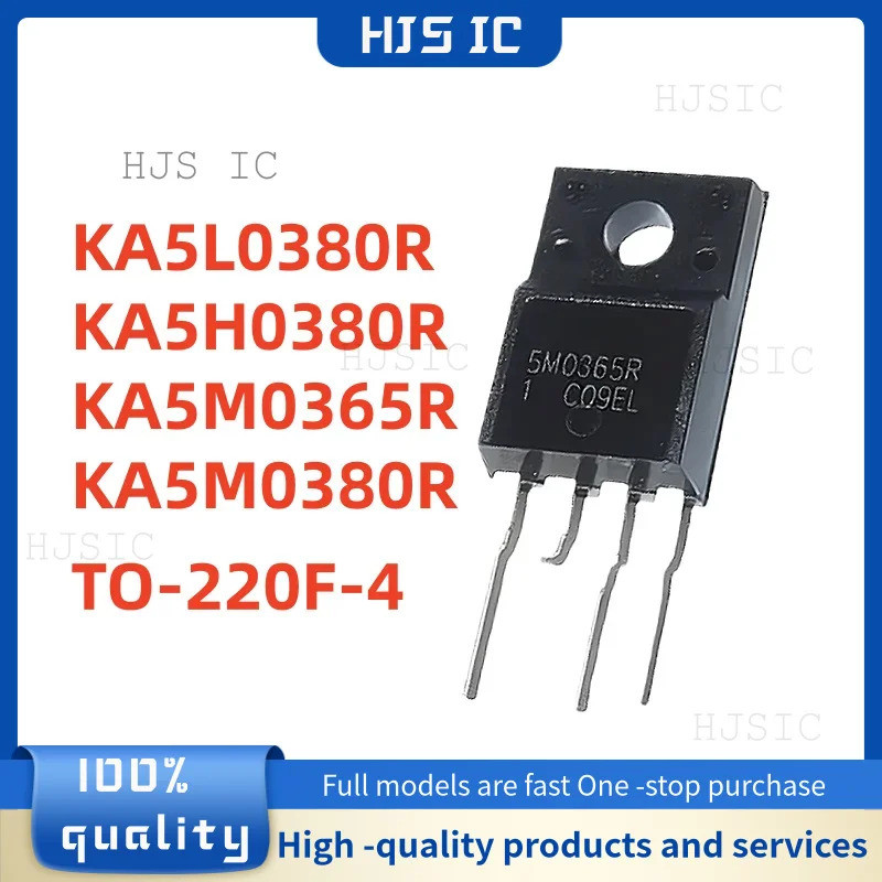 5L0380R KA5L0380R KA5H0380R 5H0380R KA5M0380R KA5M0365R 5M0365R TO-220F-4 Mô-đun quản lý điện LCD Cò
