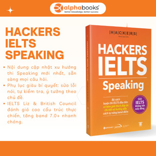 Sách - Lẻ/Combo Hackers IELTS (Có File Nghe): Listening + Reading + Writing + Speaking (Gamma books)