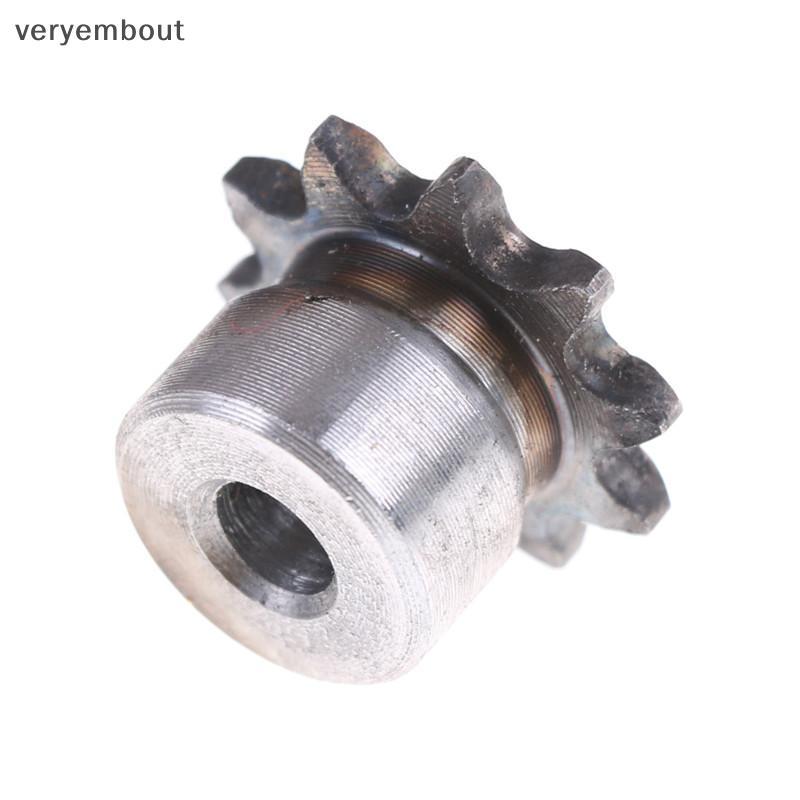 Ut Chain Drive Bánh xích 10T Bánh răng kim loại 04C 10Tooth Pitch 6,35mm Đường kính ngoài 23,5mm n