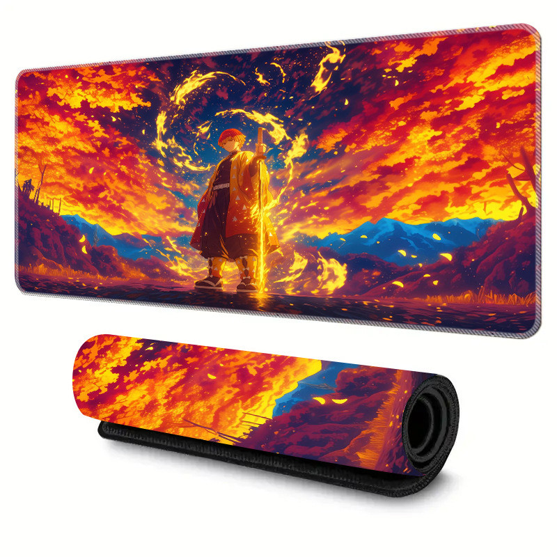 Demon Slayer Precision Seaming Mouse Pad Anime Game Bàn Pad Kích thước cực lớn Dày