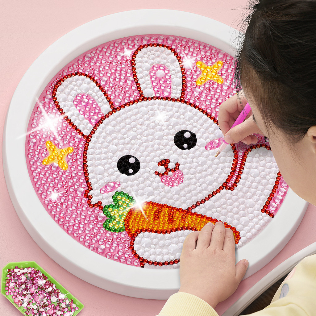 Bán chạy [Giá bán buôn] Nhãn dán kim cương trẻ em Handmade diy Masonry Sticker Diamond Point Diamond