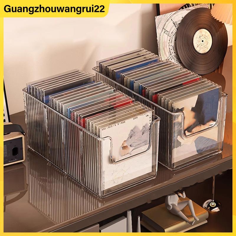 [GZ] Giá Đĩa CD Để Bàn Đĩa Vinyl Đen Ghi Từ Băng Hiển Thị Giá Để Đồ Bộ Sưu Tập Album Lưu Trữ Hộp Bảo