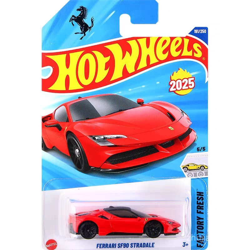 HOTWHLS Hot Wheels Hợp Kim Xe Thể Thao Nhỏ Mẫu 25J Lô FERRARI SF90 FERRARI SF90 WXBY