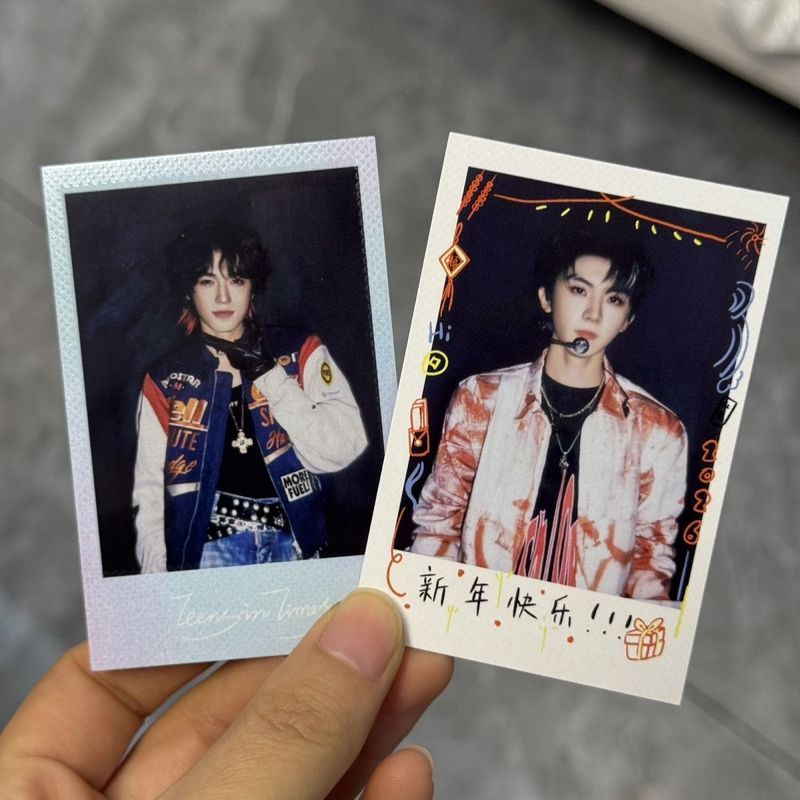 Unbounded Glory Gói thẻ âm thanh mới Photocard Polaroid Times Youth League Cán bộ Zhou Times Youth L