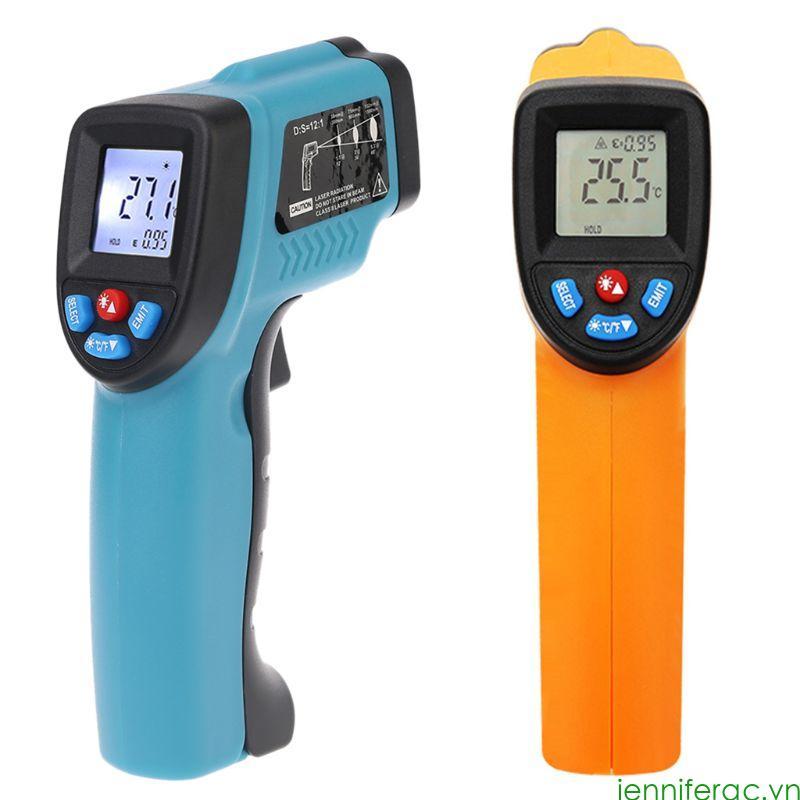 Jenniferac -50 550°C Nhiệt kế hồng ngoại kỹ thuật số GM550 Nhiệt độ công nghiệp