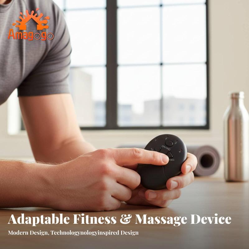 Ems Fitness Patch màu đen chắc chắn, tập thể dục tại nhà và chăm sóc cơ bụng