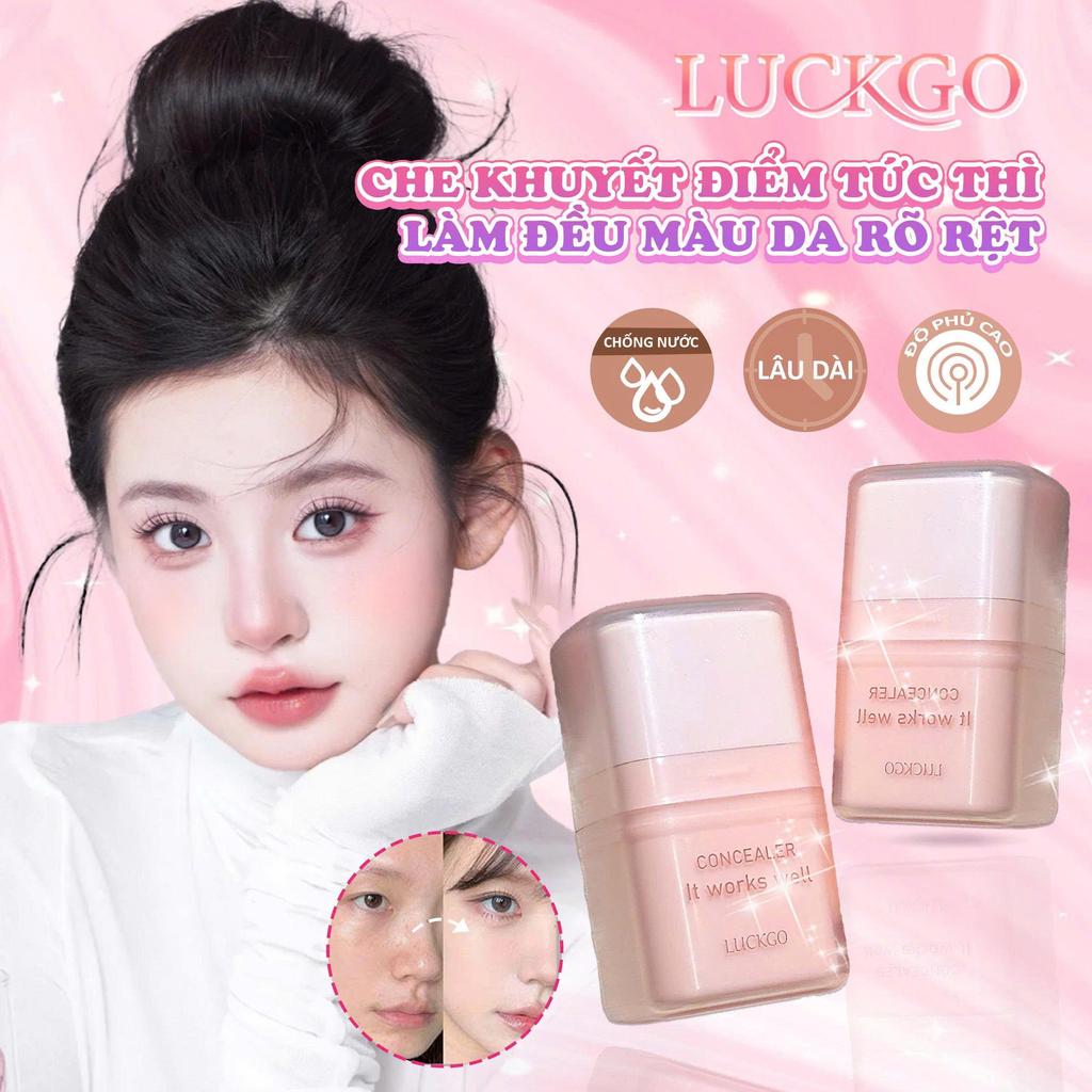 LUCKGO Kem Che Khuyết Điểm Bơ Vàng  Siêu Che Phủ - Chăm Sóc Da Hiệu Quả | BigBuy360 - bigbuy360.vn