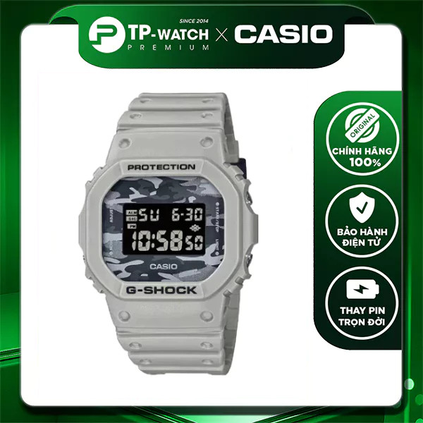 Đồng Hồ Nam Dây Nhựa Casio G-Shock DW-5600CA-8DR Chính Hãng - DW-5600CA-8 CAMO